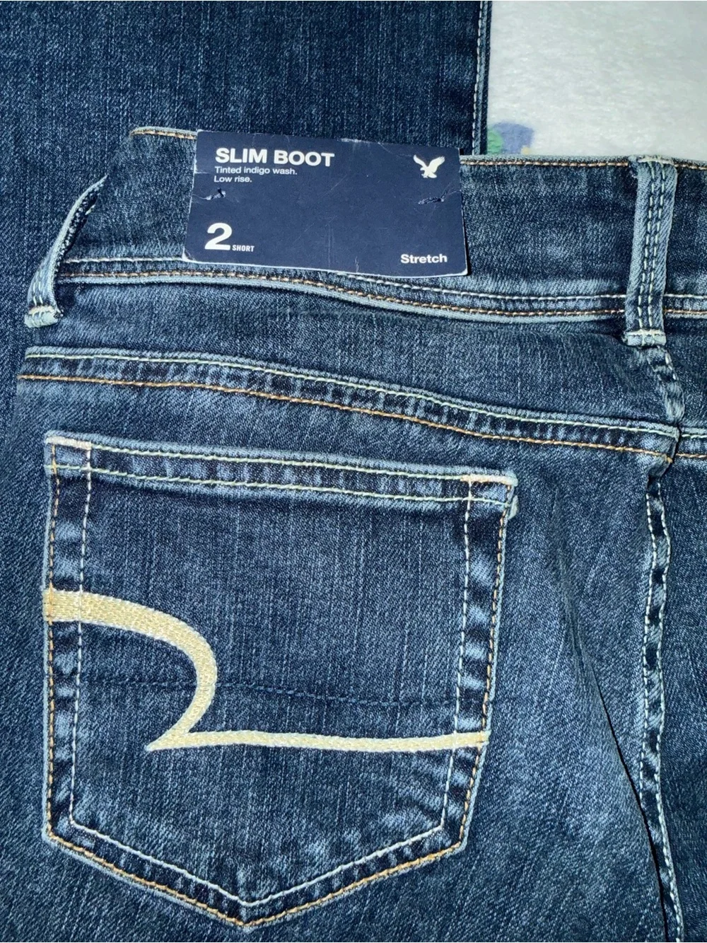 American Eagle Outfitters Dark Blue Bootcut Jeans